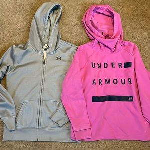 Lot of 2 Women’s Under Armour Hoodies